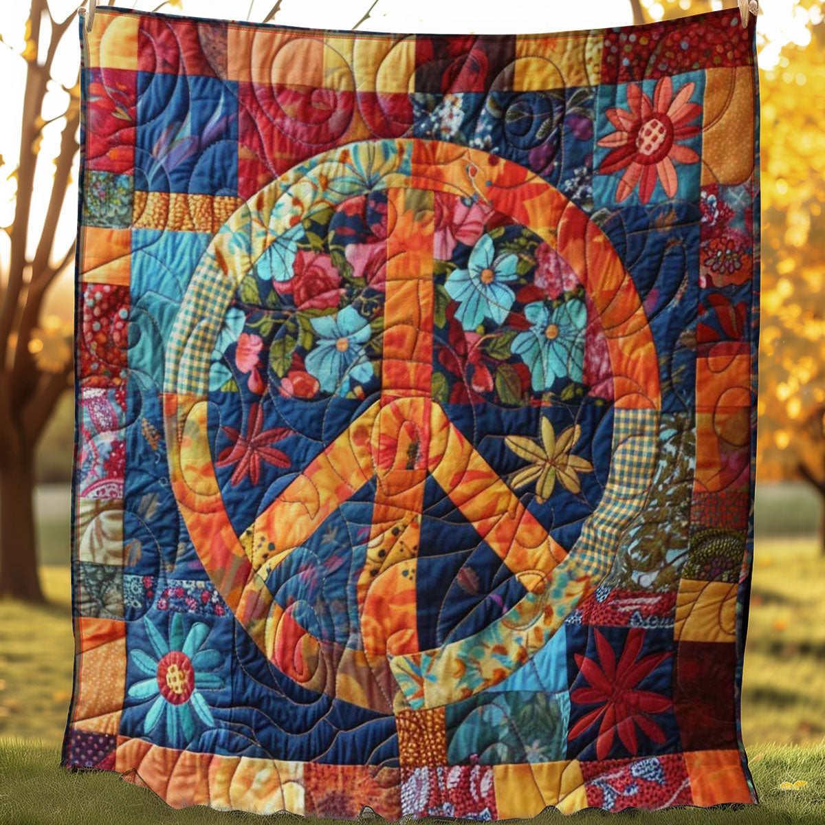 Peace Bloom Comforter WN2108043CL Quilt