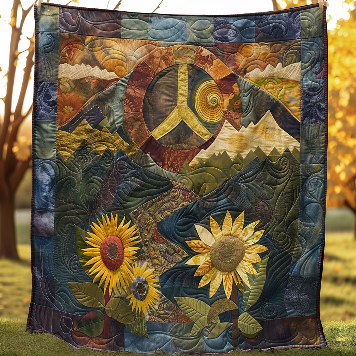 Peace Harmony Throw WN1008042CL Quilt