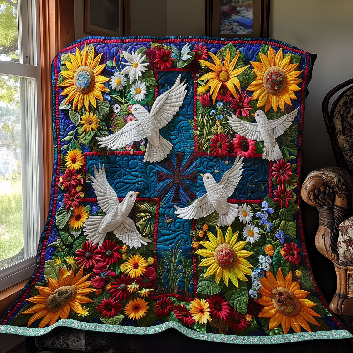Peaceful Cross WN0509009CL Quilt