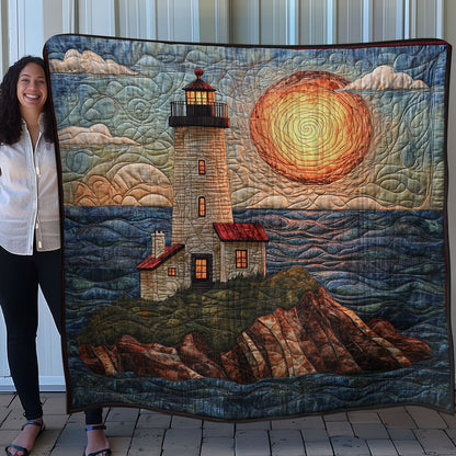 Peaceful Lighthouse WN0108071CL Quilt