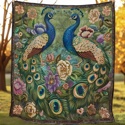 Peafowl Paradise WN1608042CL Quilt