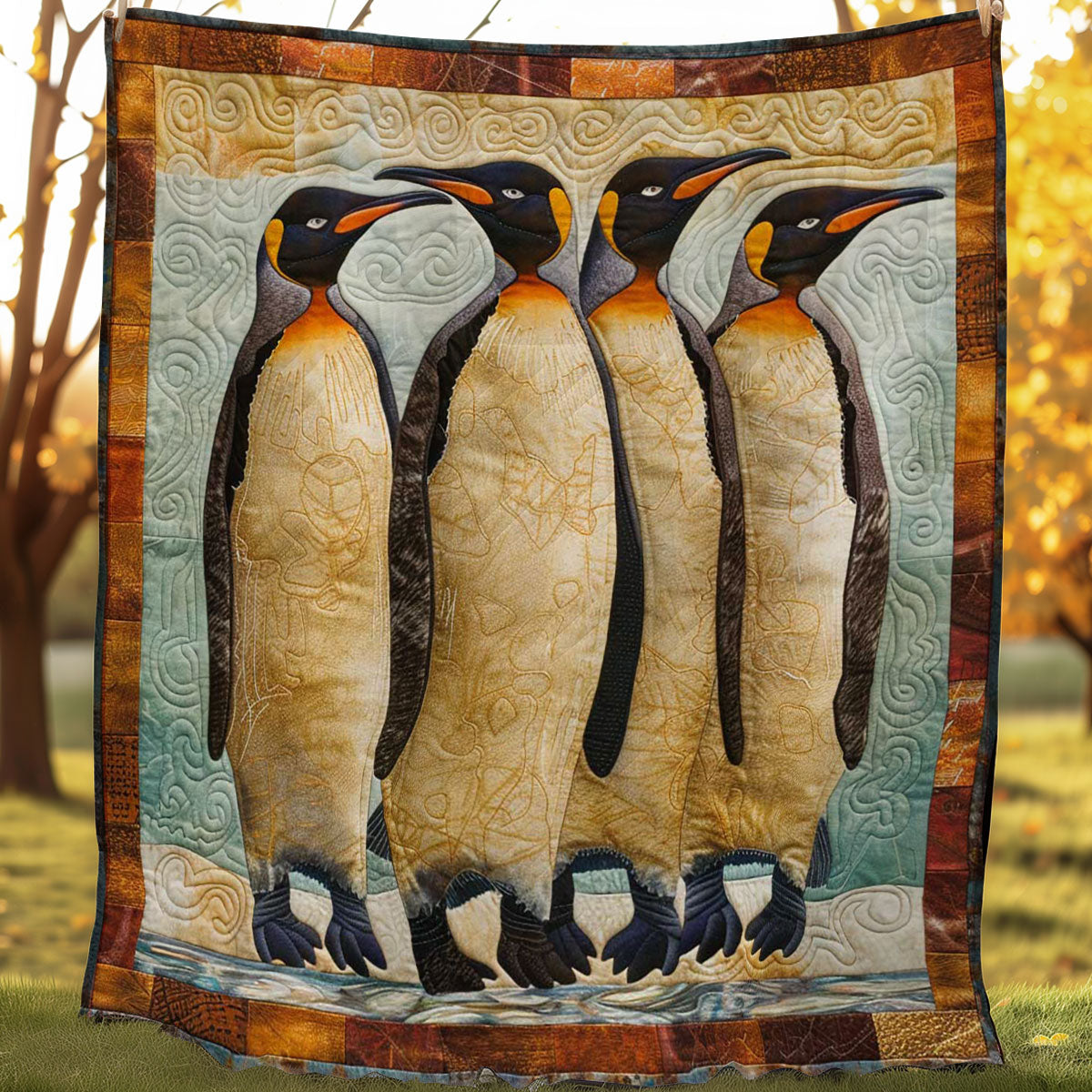 Penguin's Arctic Adventure WN1608020CL Quilt