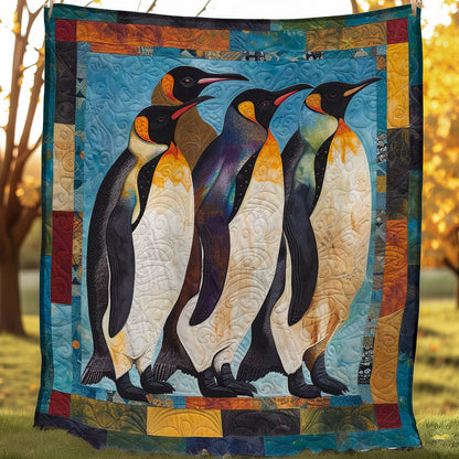 Penguin's Snowy Day WN1608021CL Quilt