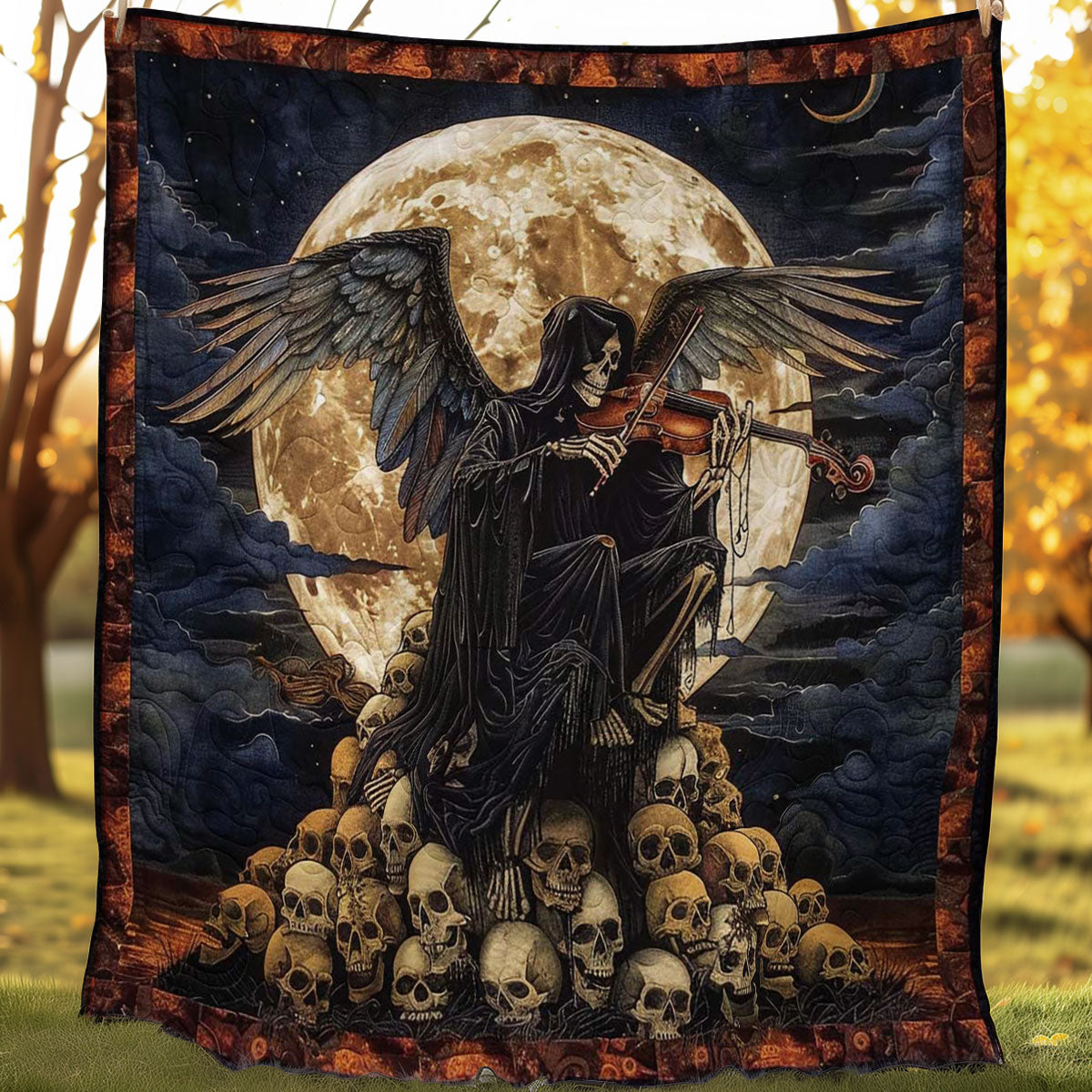 Phantom Skull Violinist WN0908087CL Quilt