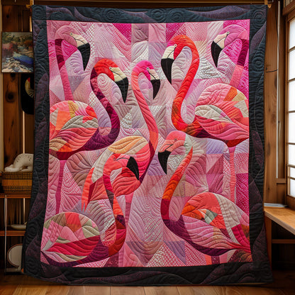 Pink Flamingo WM2008049CL Quilt