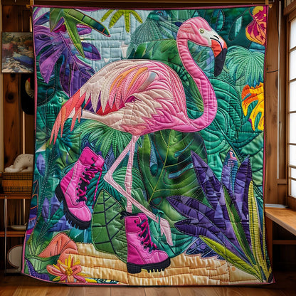 Pink Flamingo WM2308064CL Quilt