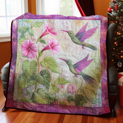 Pinky Hummingbirds WM0208035CL Quilt