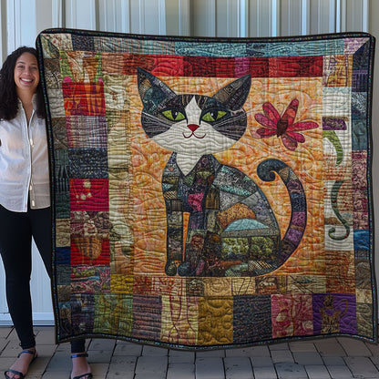 Playful Cat WN0708036CL Quilt