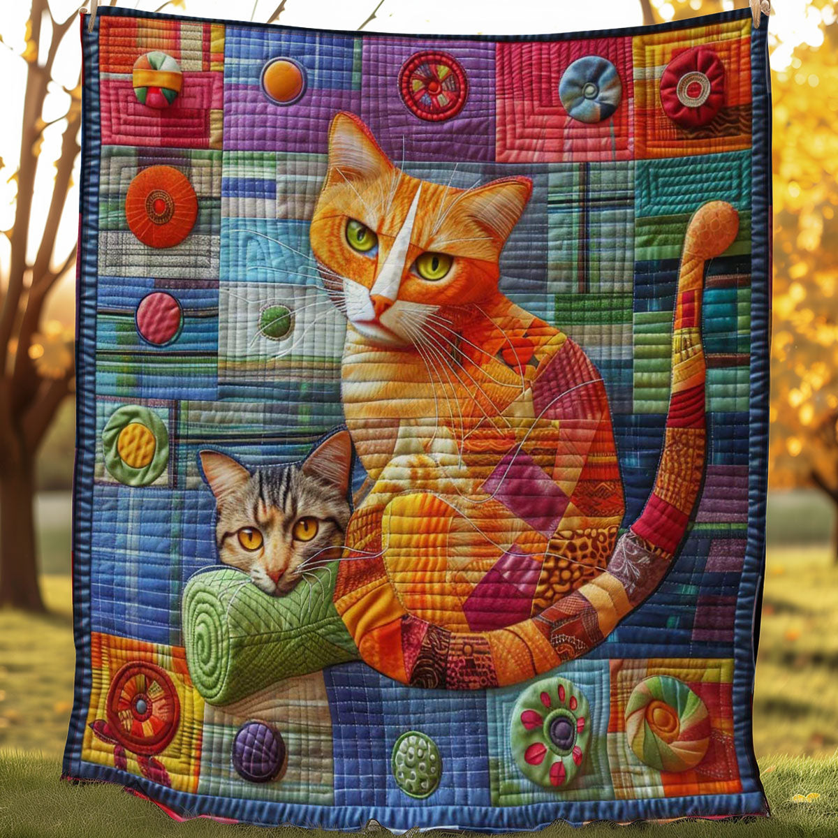 Playful Cat WN0908144CL Quilt