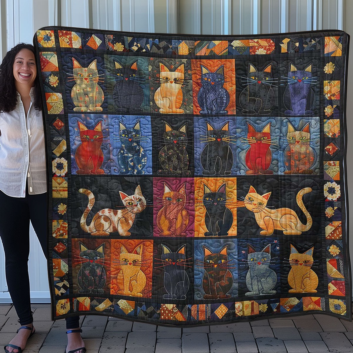 Playful Kittens WN3007048CL Quilt