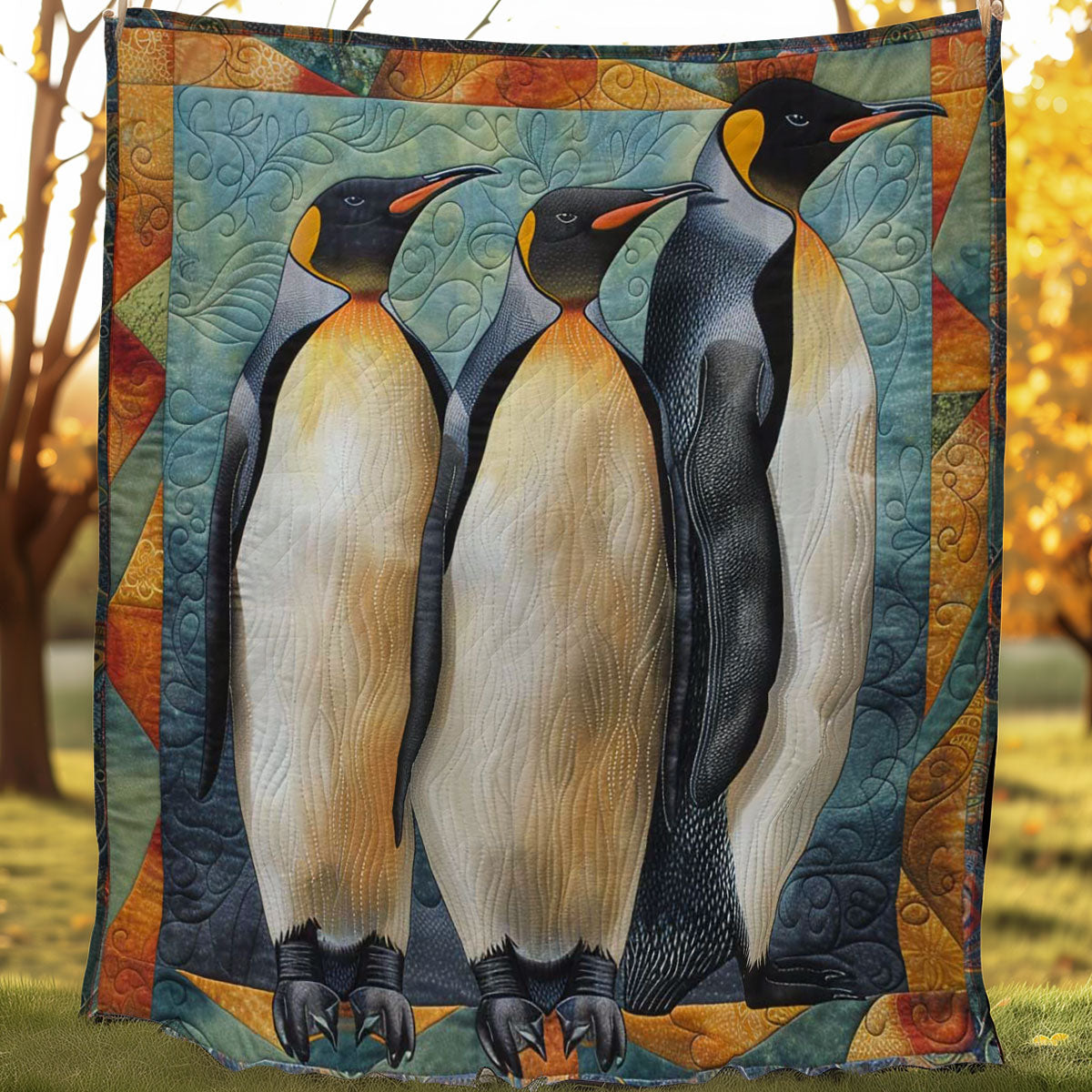 Playful Penguin WN1608022CL Quilt