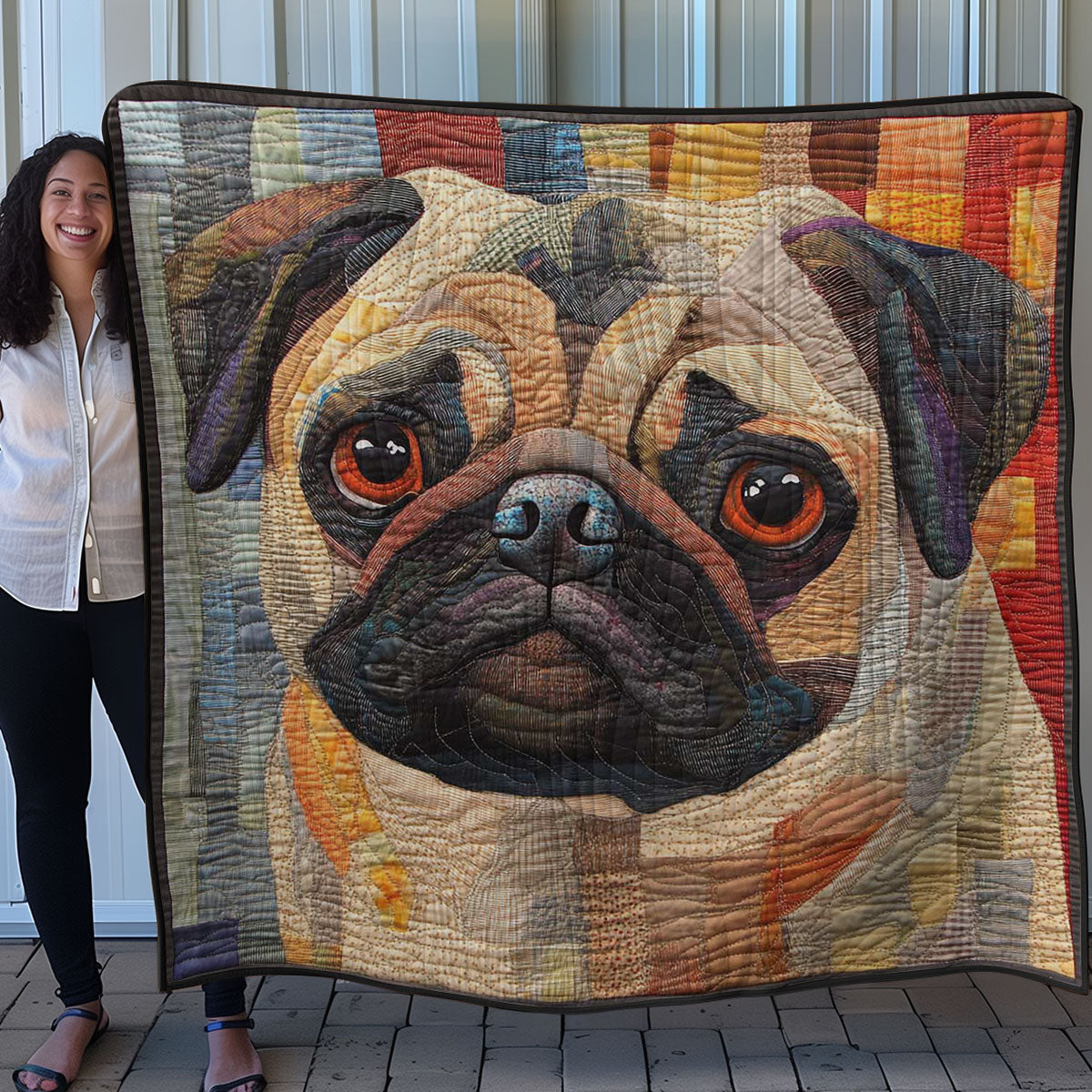 Pug Pals WN0508015CL Quilt