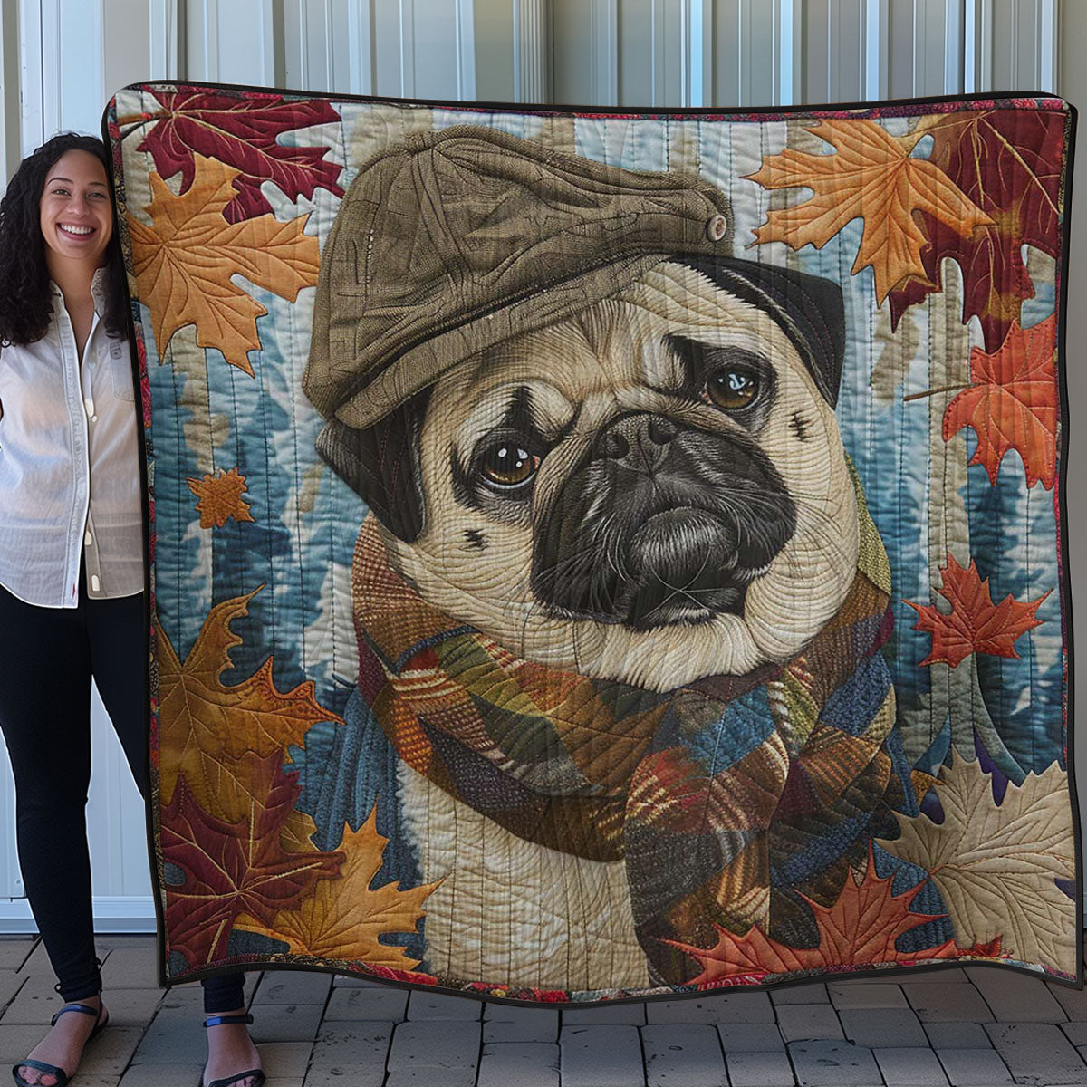 Pugs Miss WN2907016CL Quilt