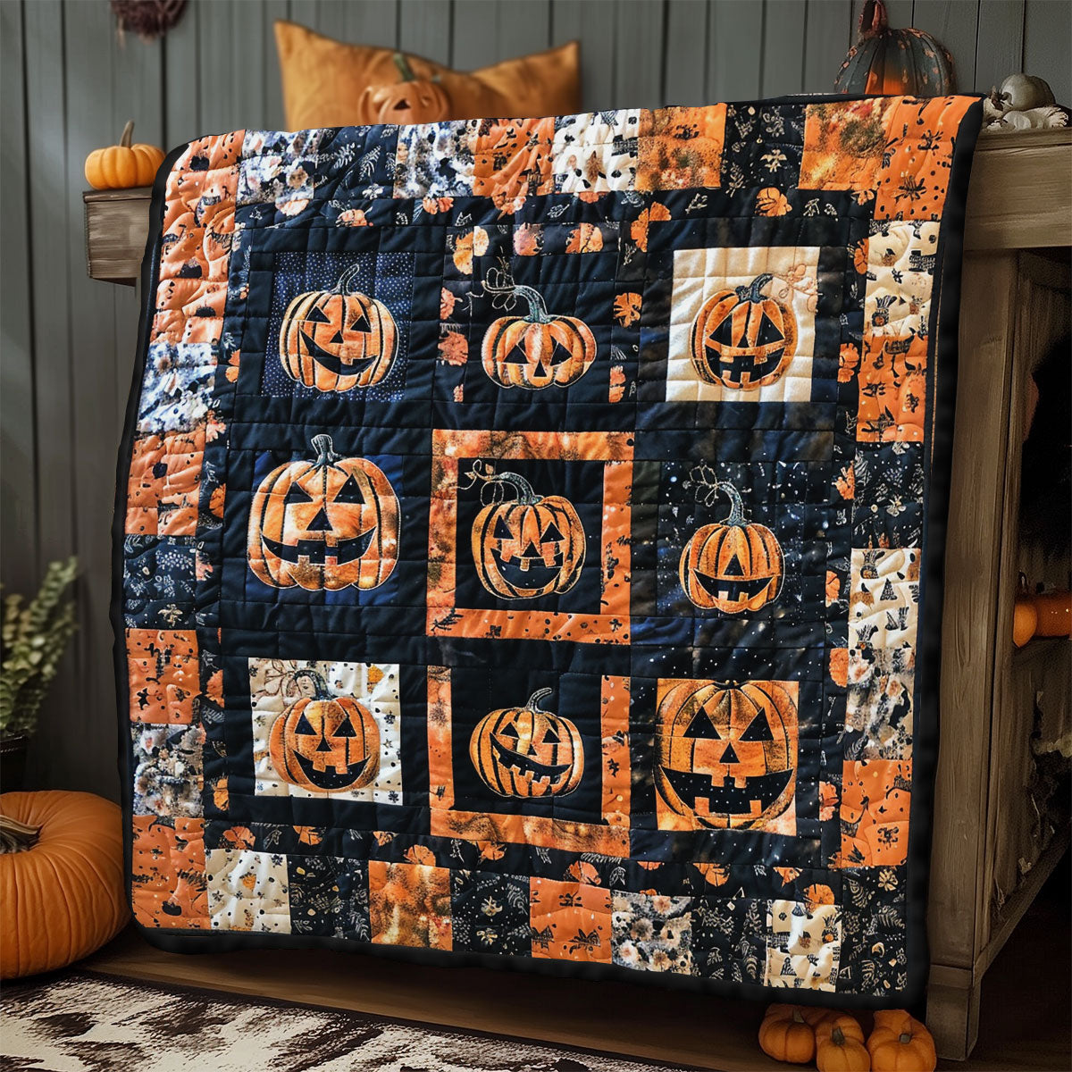 Pumpkin Collection SR2108025CL Quilt