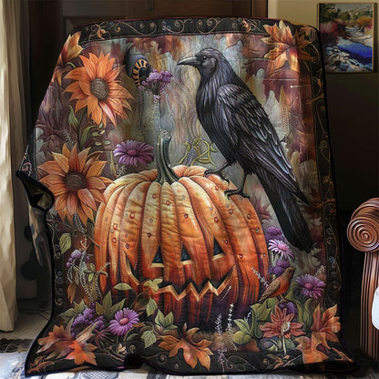 Pumpkin Crow's Secret WN1908074CL Quilt