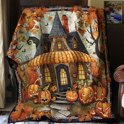 Pumpkin Trickster's Home WN1908068CL Quilt