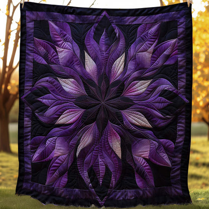 Purple Enchantment Flower WN1508093CL Quilt