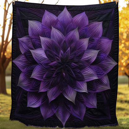 Purple Flower Horizon WN1908057CL Quilt