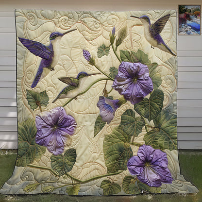 Purple Hummingbird SR1308024CL Quilt