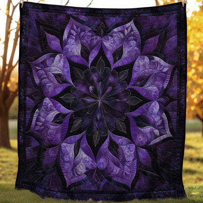 Purple Petal Elegance WN1408056CL Quilt