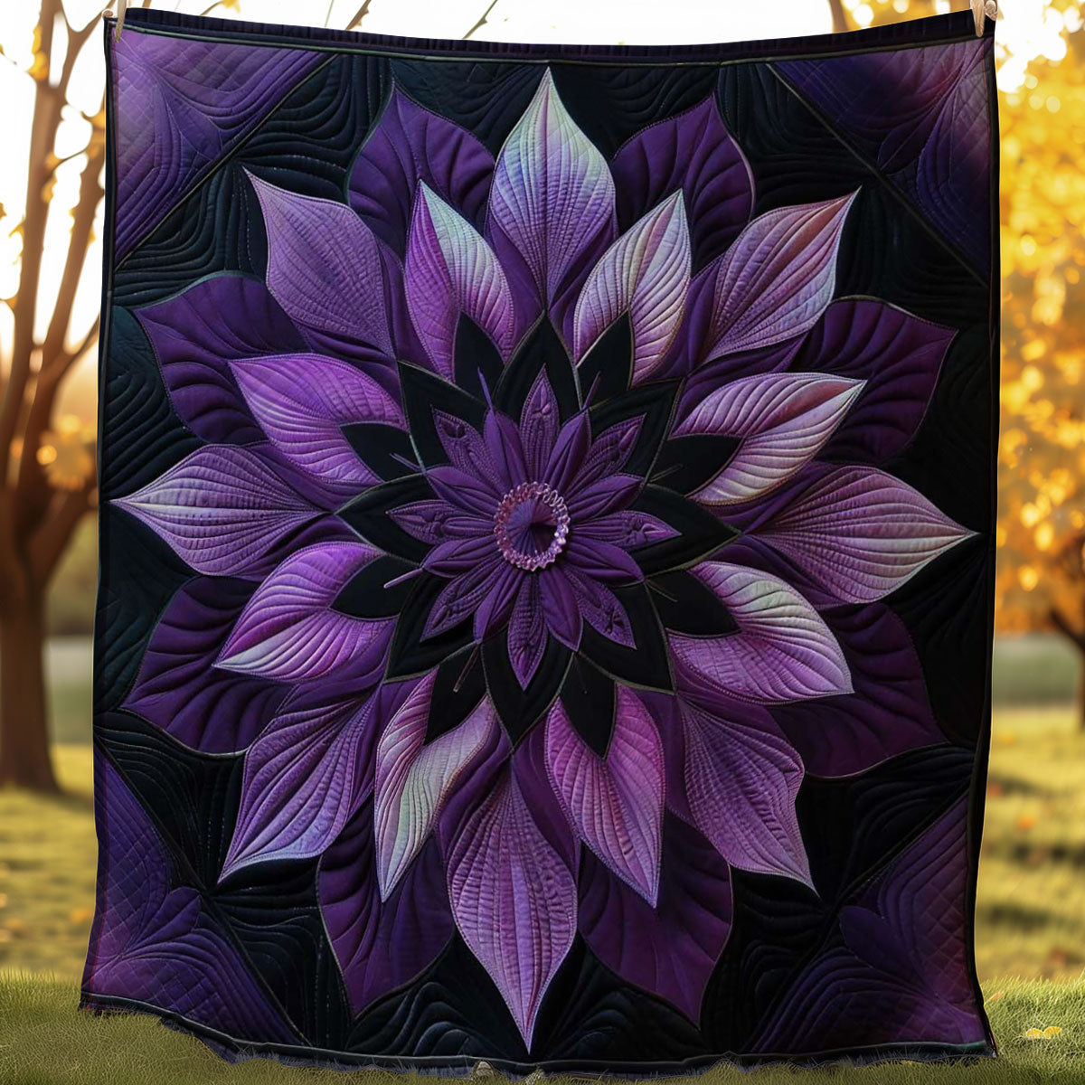 Purple Petal Reverie WN1408061CL Quilt