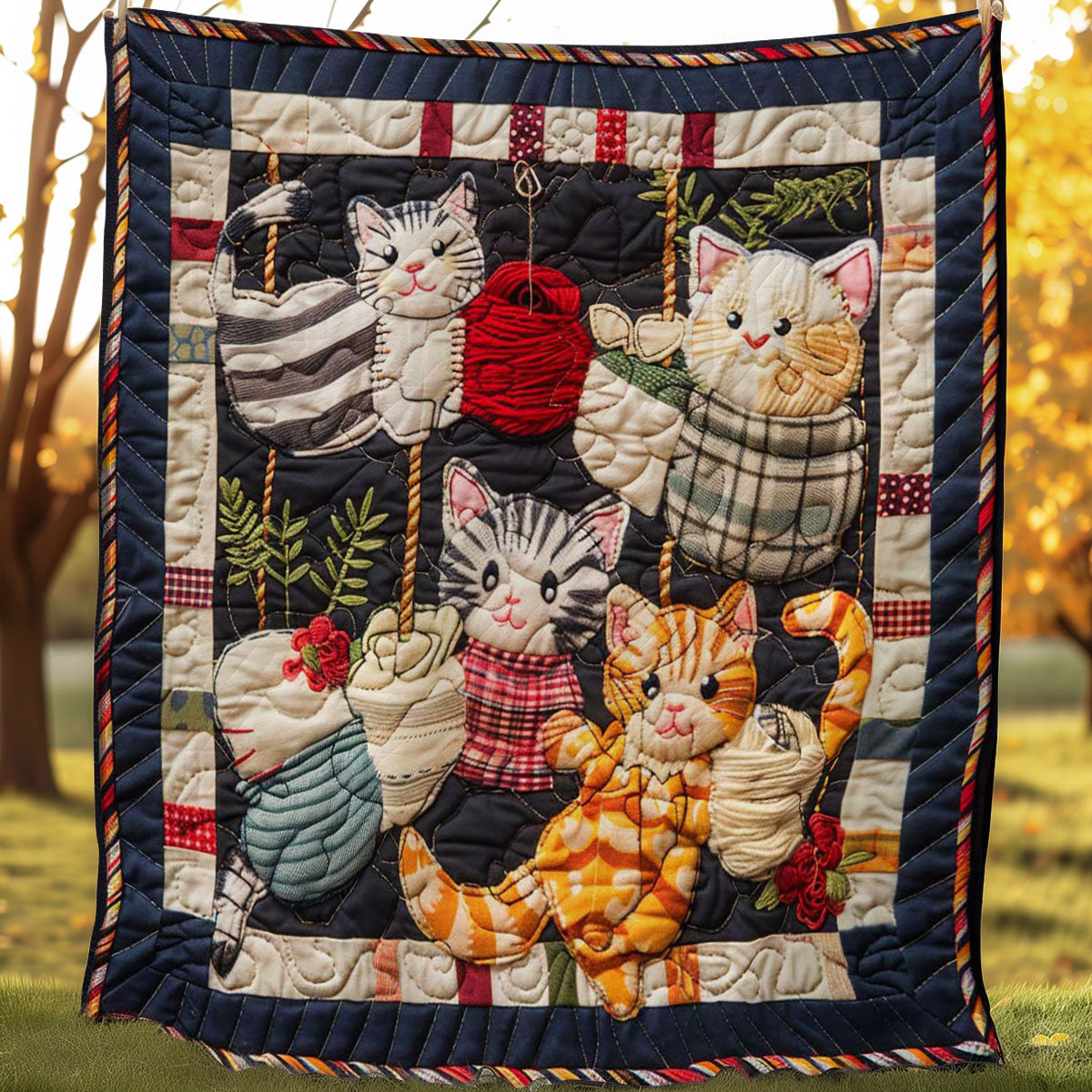 Purrfect Cat WN0908140CL Quilt