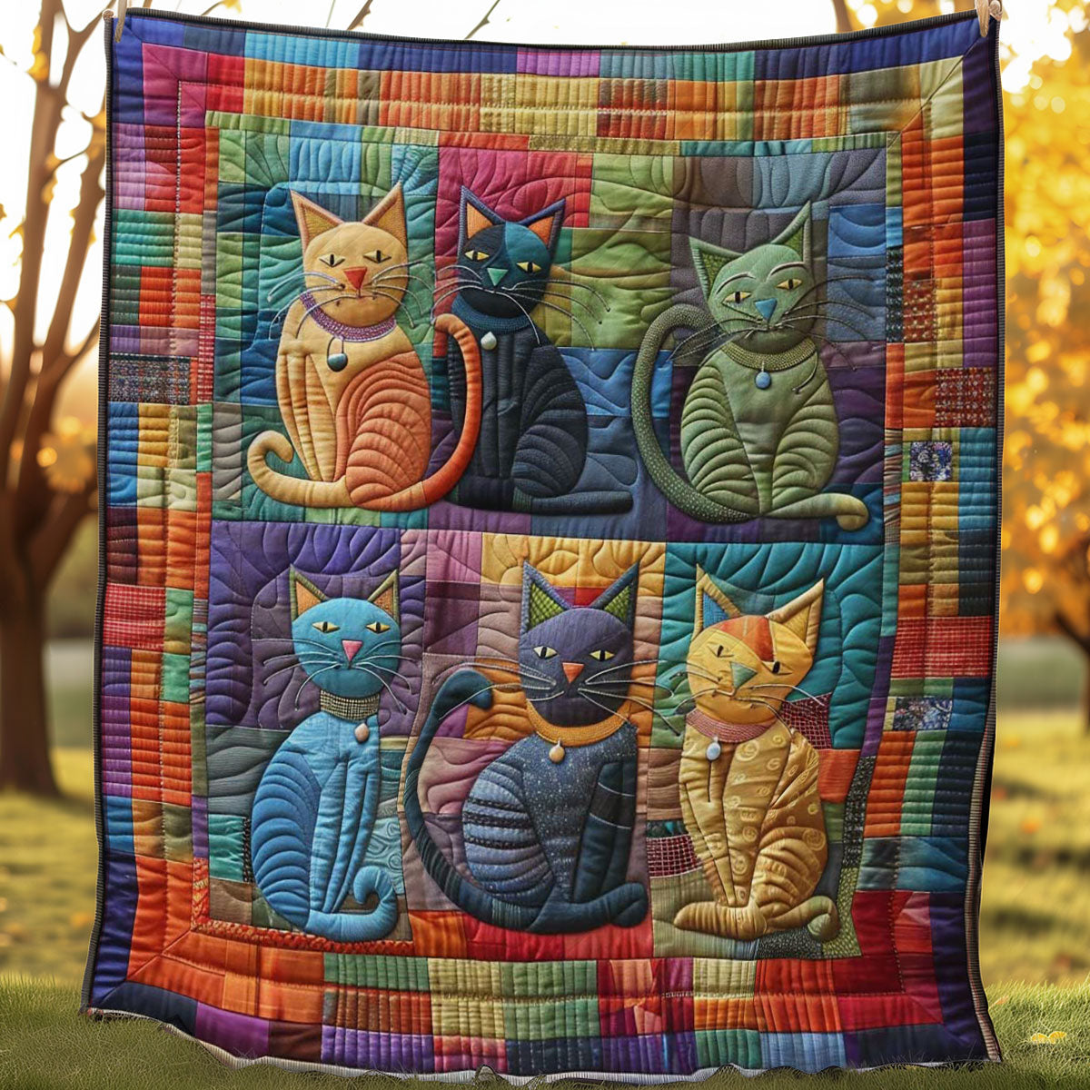 Purrfect Puns WN0908076CL Quilt