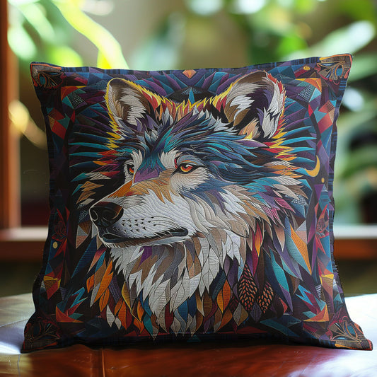 Wolf Native America WP2507004CL Quilt Pillow Case