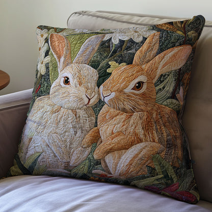 Rabbits Love WM0208159CL Quilt Pillow Case