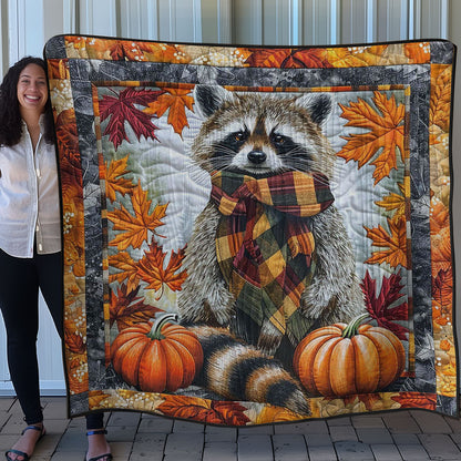 Raccoon Harvest Hug WN0808078CL Quilt