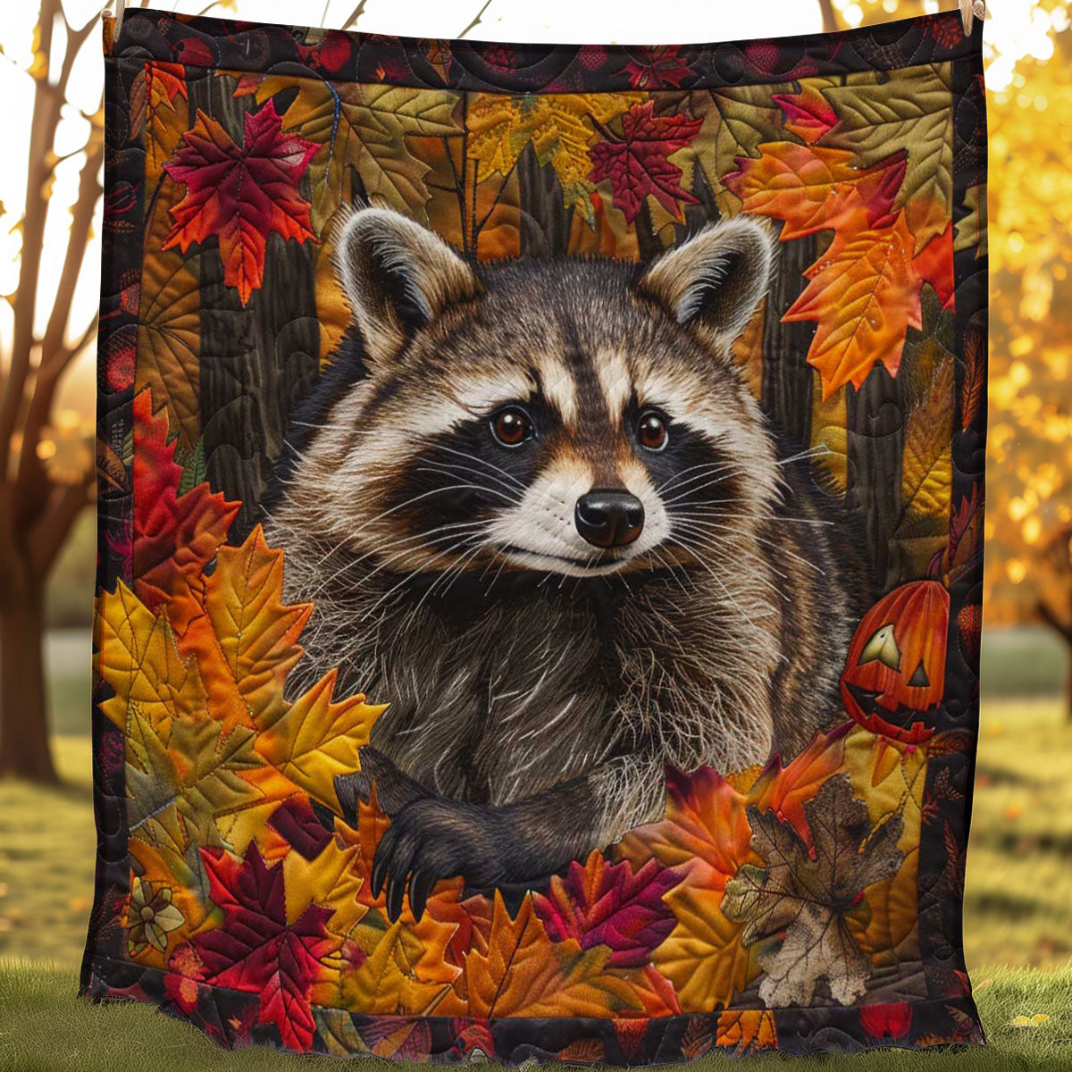 Raccoon Treats WN1508059CL Quilt