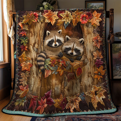 Raccoons' Nesting Place WN0909080CL Quilt