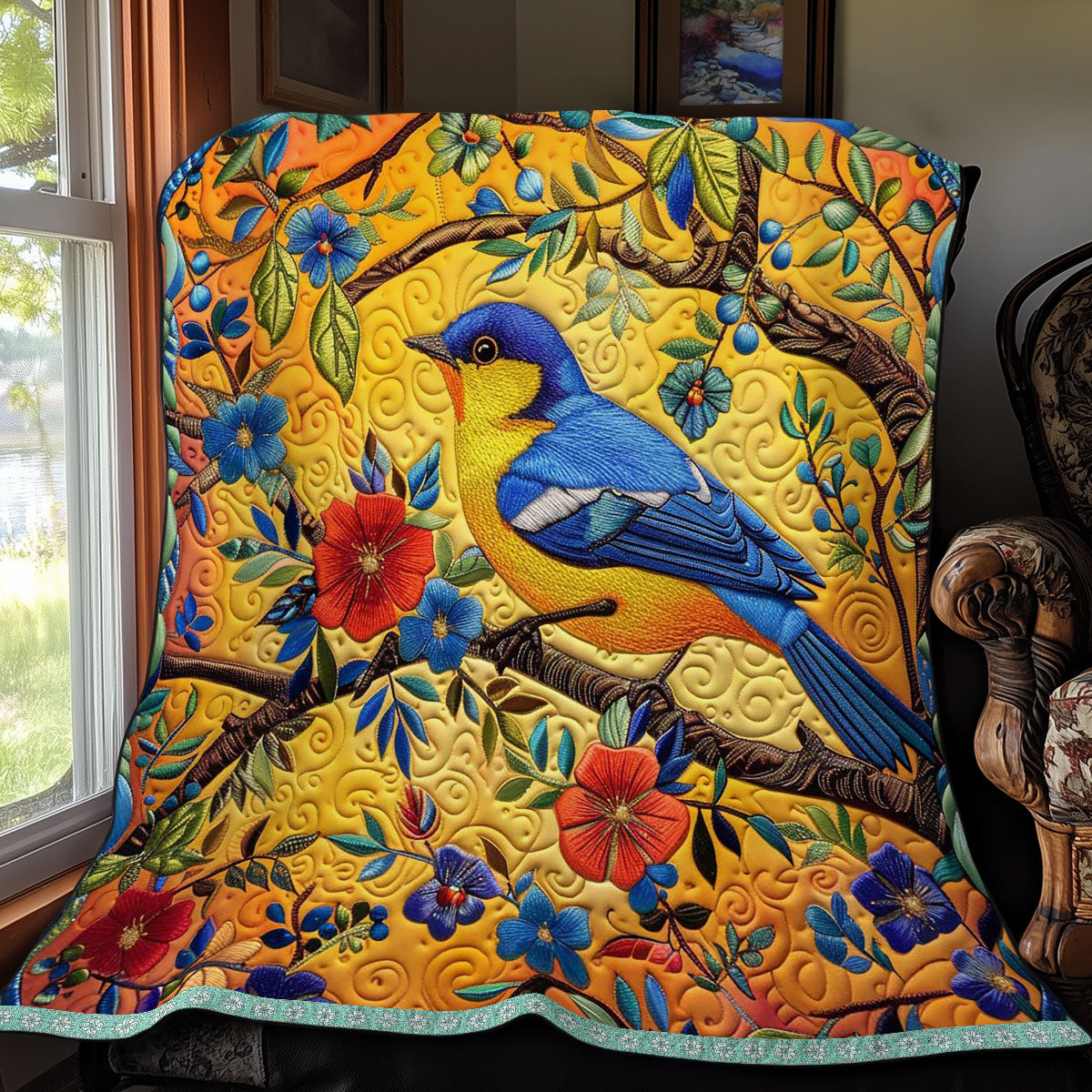 Radiant Bluebird WN0509042CL Quilt