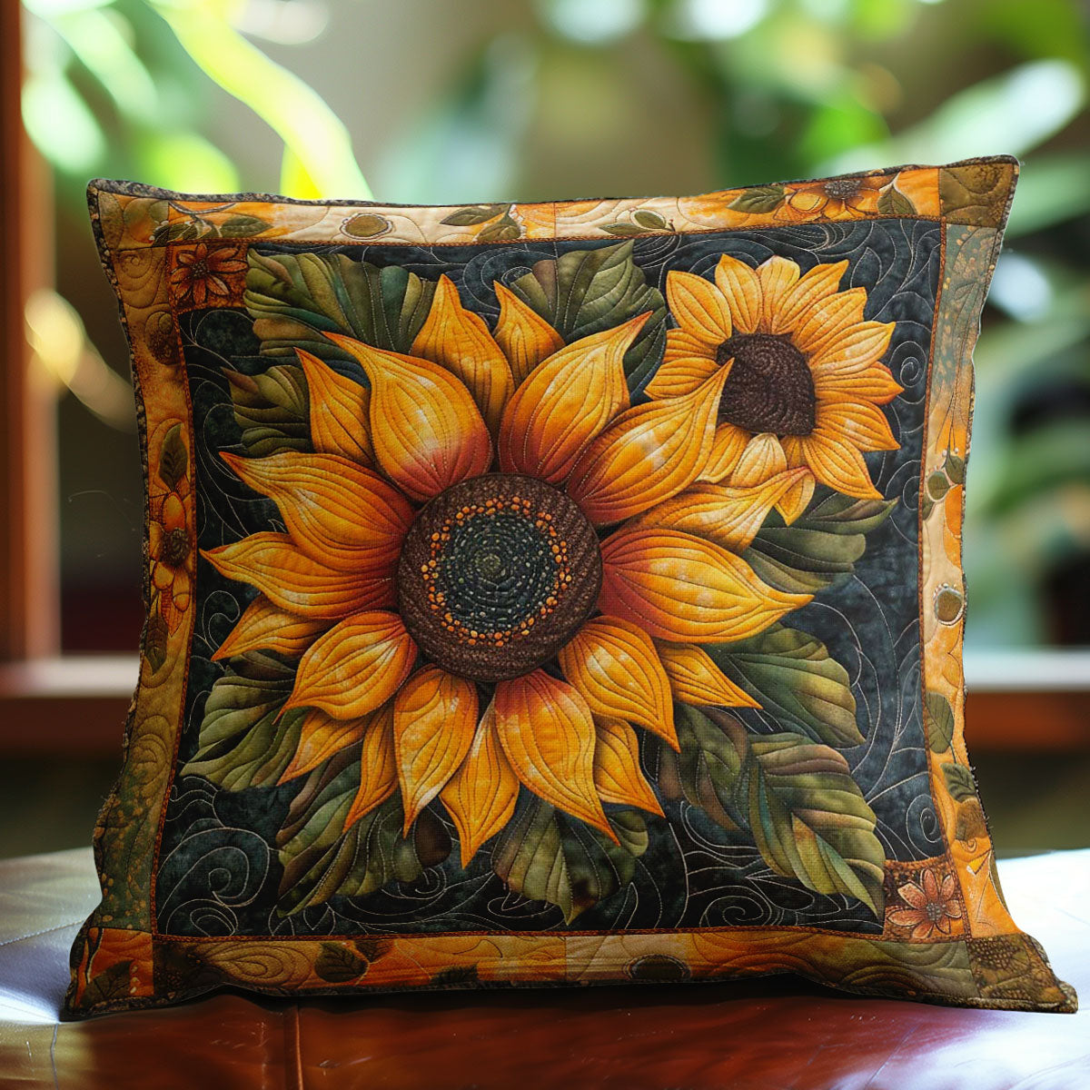 Radiant Sunflowers WN3007082CL Quilt Pillow Case