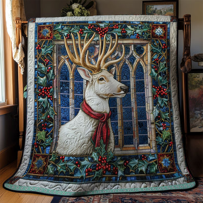 Red Scarf Deer Tales WN0909068CL Quilt