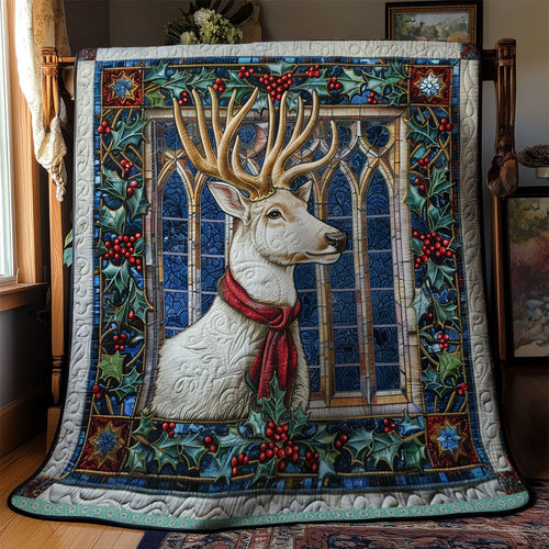 Red Scarf Deer Tales WN0909068CL Quilt