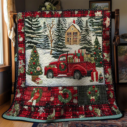 Red Truck Winter Wonderland WN1109009CL Quilt