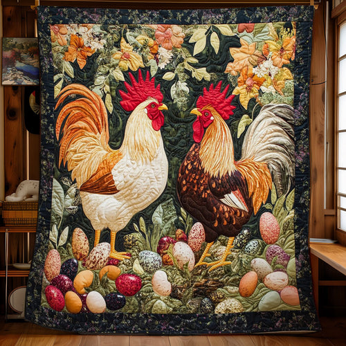Roosters WM3008031CL Quilt