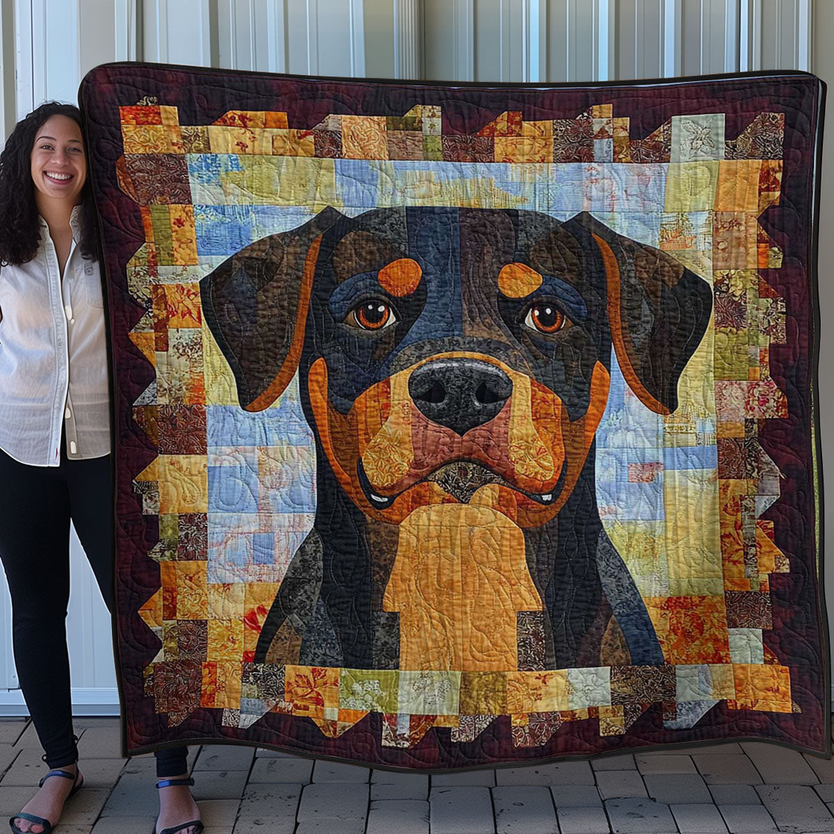 Rottweiler Cozy WN0608041CL Quilt