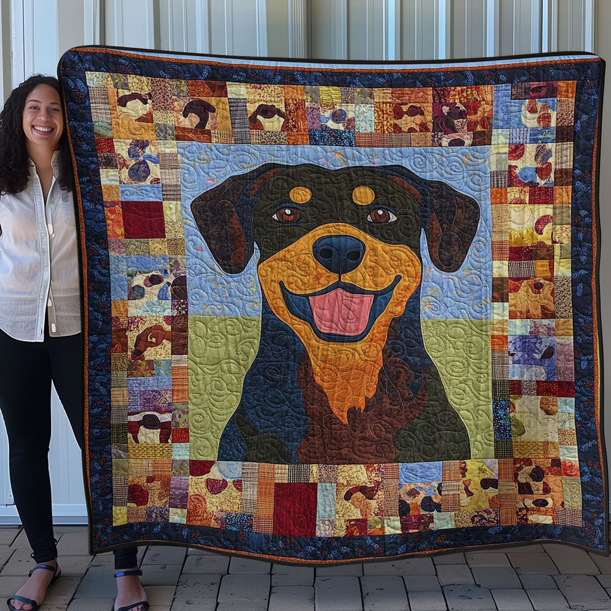 Rottweiler Haven WN0608044CL Quilt