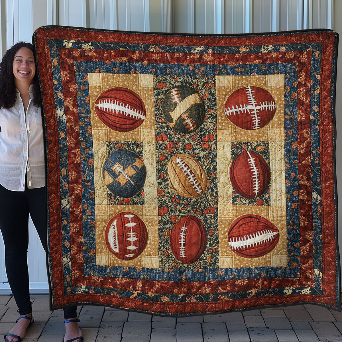 Rugby Football Pride WN0708081CL Quilt