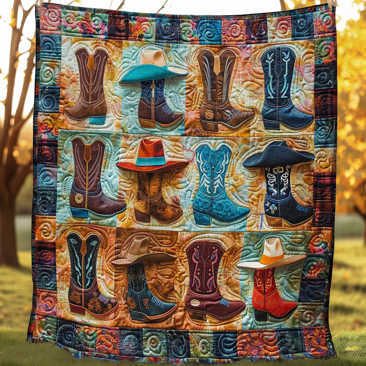 Rustic Boots WN2108058CL Quilt