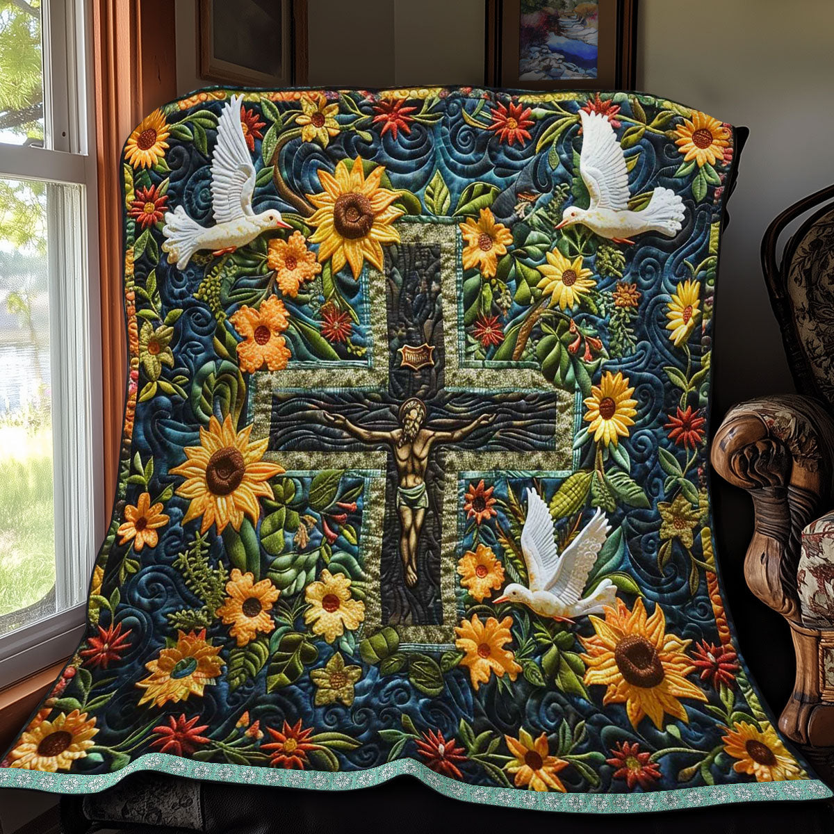 Sacred Cross WN0509010CL Quilt