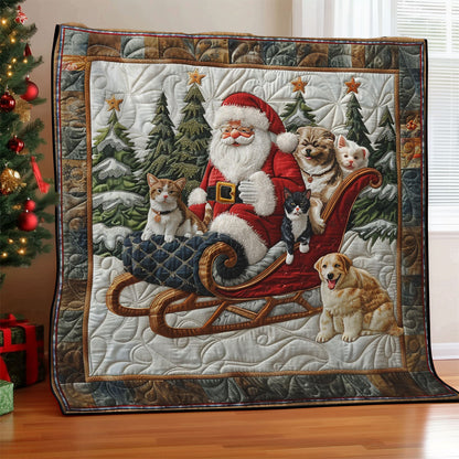 Santa And Friends SR2008003CL Quilt