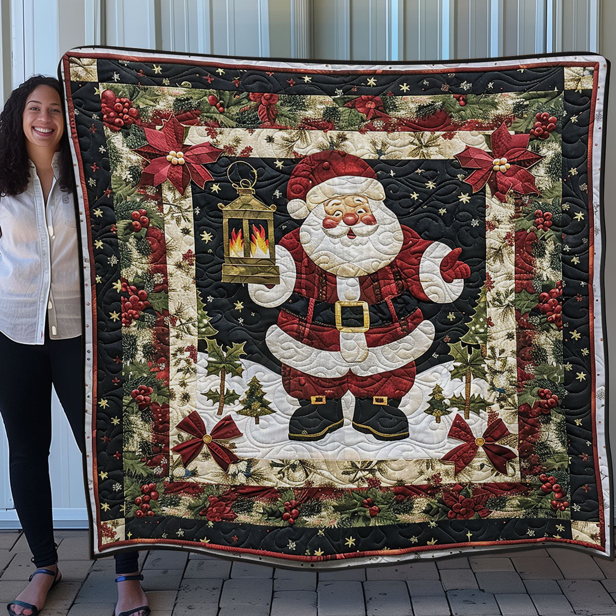 Santa Workshop SR1508024CL Quilt