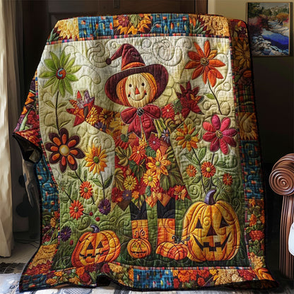 Scarecrow's Pumpkin Glow WN1908042CL Quilt