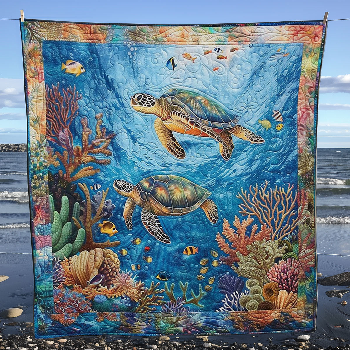 Sea Turtle WM2908004CL Quilt