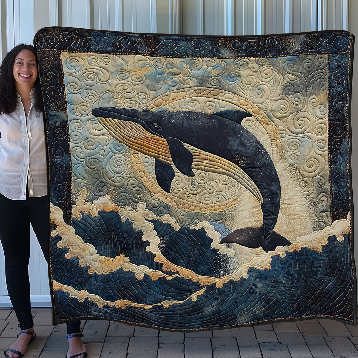 Sea Whale SR1408006CL Quilt