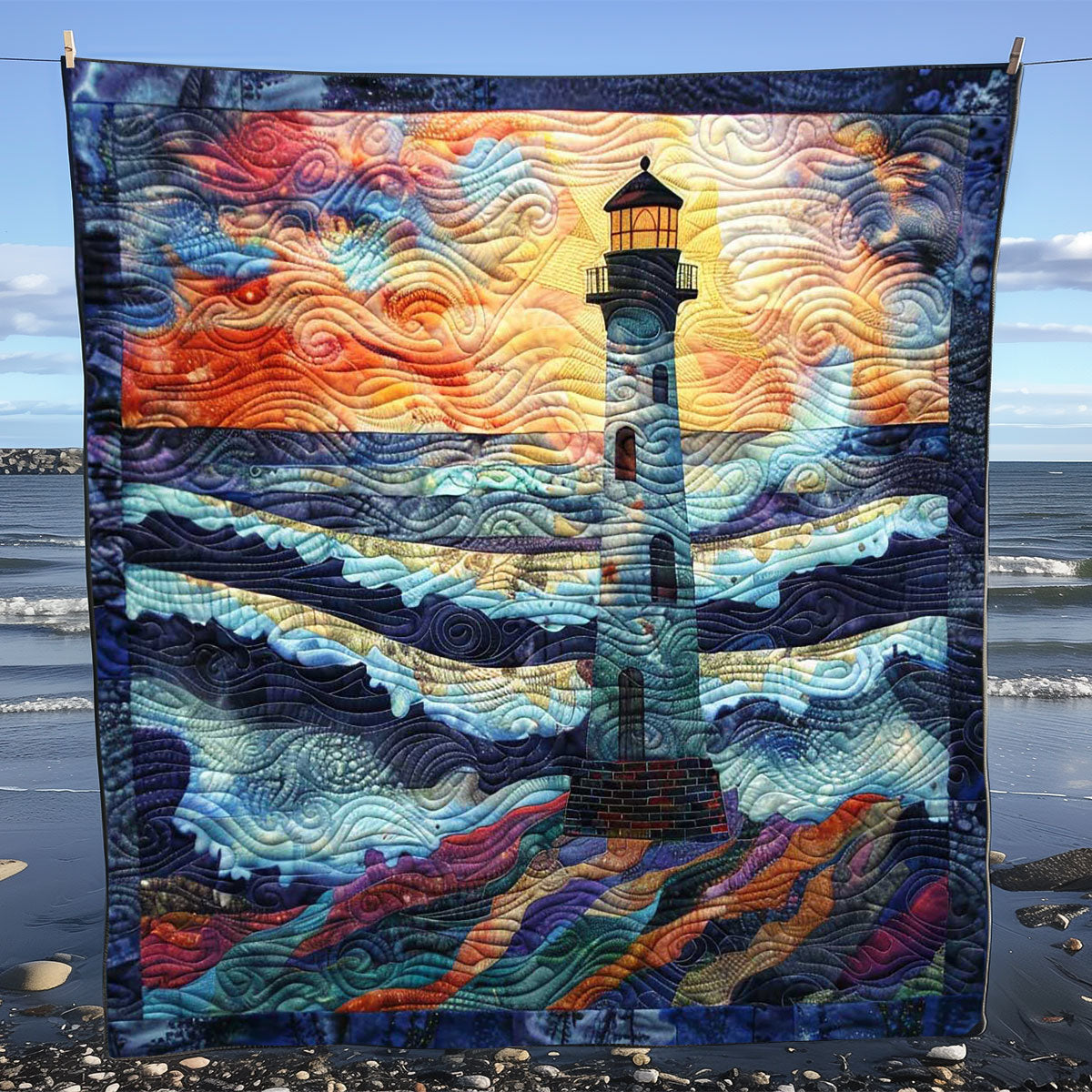 Seafarer's Beacon Throw WN1008057CL Quilt