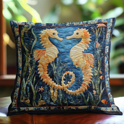 Seahorses WN0208092CL Quilt Pillow Case